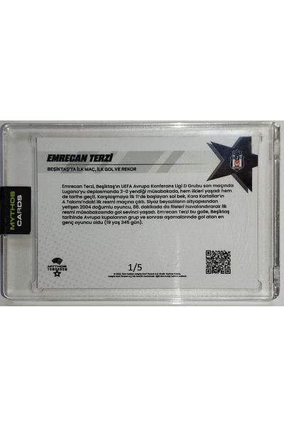 Mythos Cards خياط EMRECAN 
 
 بطاقة رقم 1/5