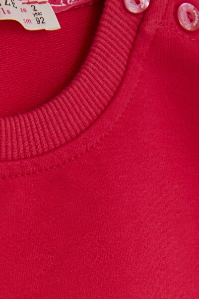 Breeze Φούτερ για κορίτσια με στάμπα σκύλου 2-6 ετών, φούξια