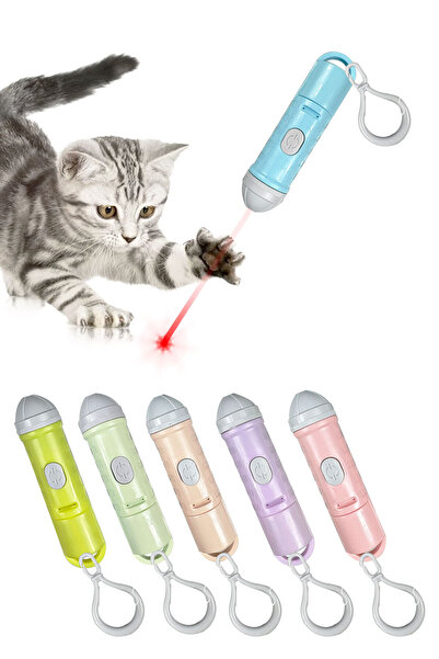 Toyaş Kedi Oyuncağı Lazer 6 Adet Kendinden Pilli Anahtarlık Lazer