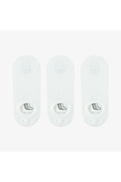 Lacoste Unisex 3'lü Beyaz Çorap