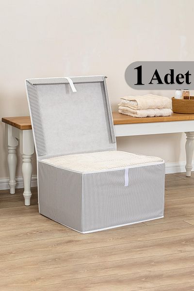 Pazar Kapısı Multi-Purpose Organizer Organizer Box Maxi Gray 50*40*30cm