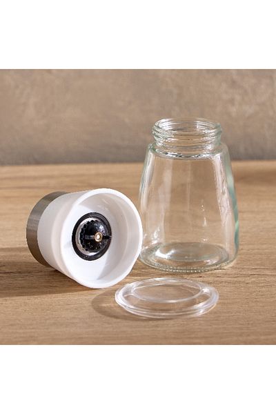 Home Box Essential Glass Salt and Pepper Mill - 170 ml