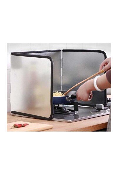 FABYAN Ocak Arkası Koruyucu Yağ Sıçratmaz Panel Küçük Boy Tekli Ocak Için Uyg...