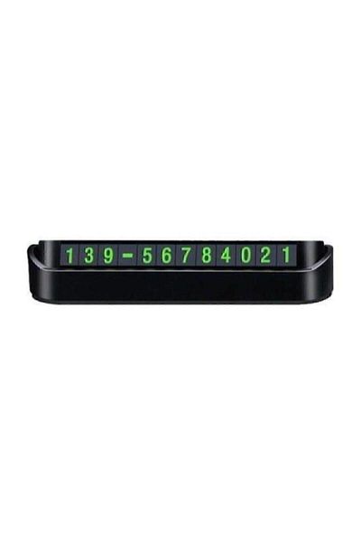 APEXİ Phosphorescent, Retractable Phone Number Indicator for Car - Front Torpedo Top Numberer
