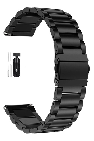 Alstrap Huawei Watch Gt6/Gt5/gt4/gt2e/gt2/gt3/gt3 Pro 46mm Paslanmaz Çelik Metal Kordon 22mm