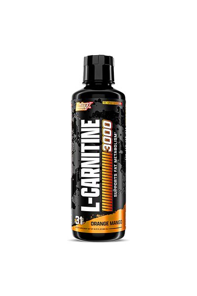 Nutrex Research Liquid Carnitine, Orange Mango, 3000 mg