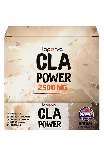 Laperva Cla Power, Berries Smoothie, 12 Ampoules