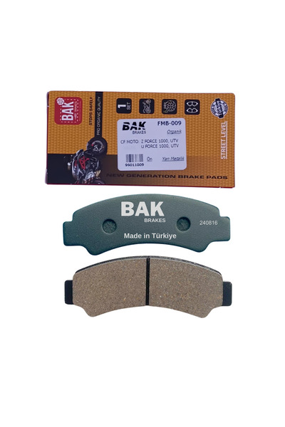 CF Moto BAK BRAKES FMB-009  Cf Moto Z-Force 1000, U-Force 1000, C-Force 100 Atv. Ön Fren Balatası Organik Ka