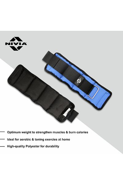 Nivia Ankle/Wrist Weights, 1kg
