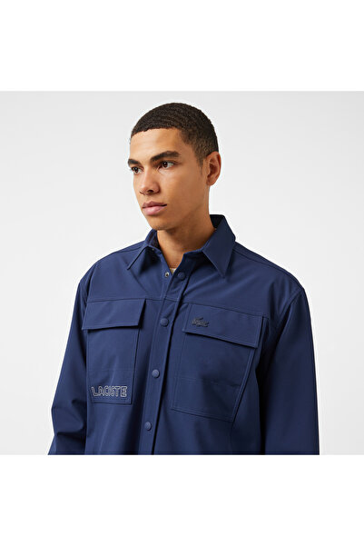 Lacoste Erkek Relaxed Fit Lacivert Gömlek