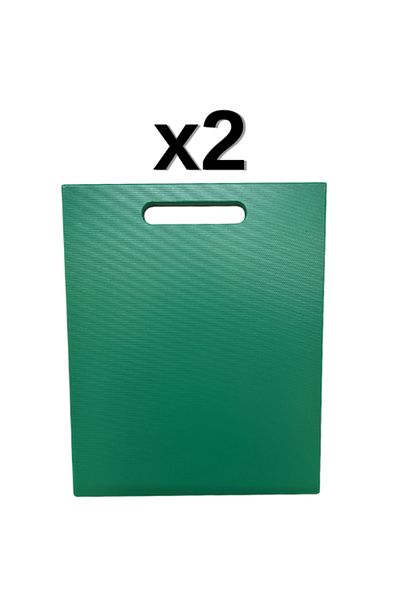 Türkay Set of 2 Turkay 32.5X26.5X1 cm Handle Polyethylene Cutting Board Cutting Board 1138