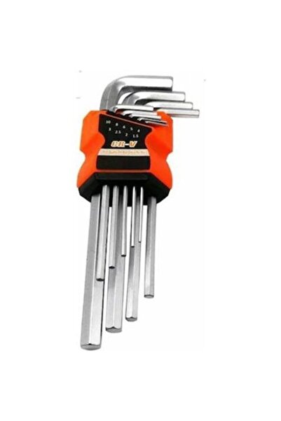 MEGA ALTIKÖŞE UZUN ALYAN SETİ 180 MM 9 PARÇA