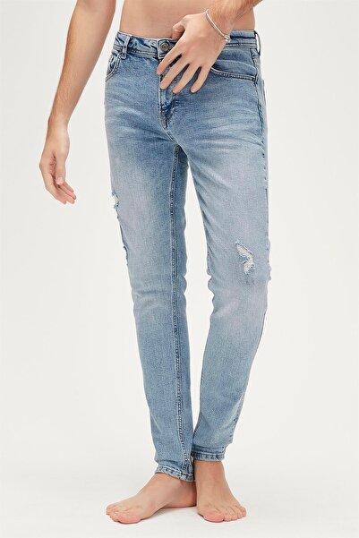 Bad Bear Normal Waist Slim Tapered Men's Denim Trousers 22.01.70.005_palermo Jeans