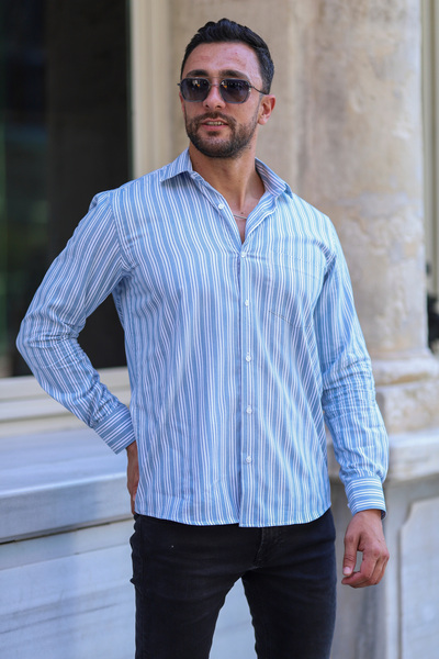 PASSERO Сорочка Regular Fit Elit у смужку