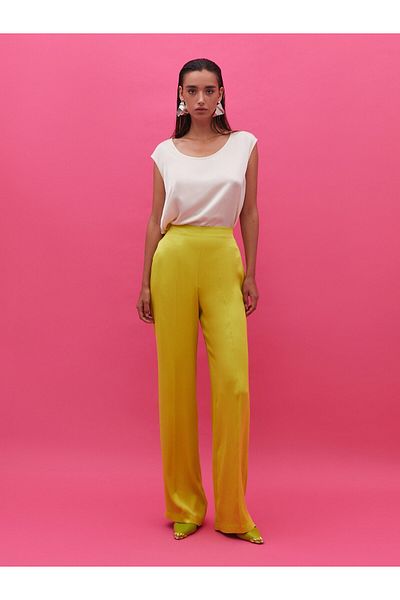 BAQA Straight Leg Trousers Without Belt