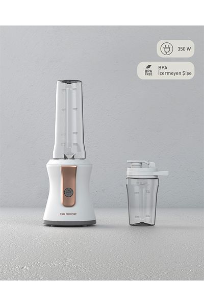 English Home Kbl 3001 Shake Away - White and Copper Personal Blender