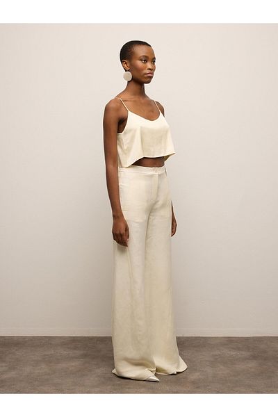 BAQA Pocketed Spanish Leg Trousers