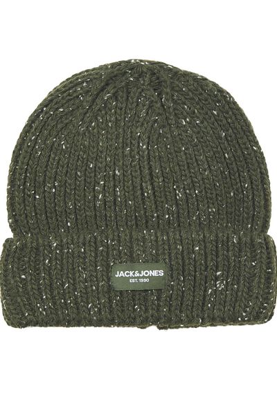 Jack & Jones Мъжка зелена барета Cliff Nap (12190549-KG)