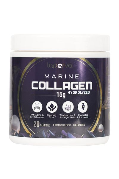 Laperva Marine Collagen Hydrolyzed, Unflavored, 330 Gm