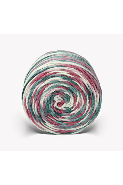 MochaYarn Degrade Pamuk Makrome El Örgü Ipliği Ebruli Makrome Iplik 3mm.-250g...