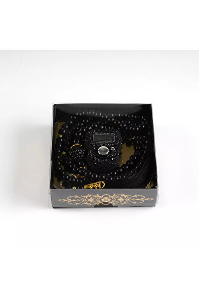 Hayrat Neşriyat Набір для молитви з намистом + чотки (чорний)