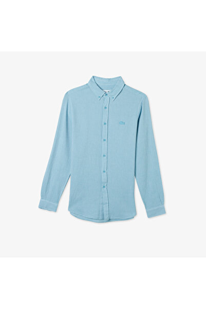 Lacoste Erkek Regular Fit Mavi Gömlek