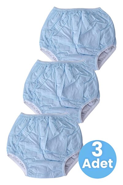 Uniquerrs Bebek Yıkanabilir Yüksek Emici Pamuklu 3'lü Alıştırma Külodu