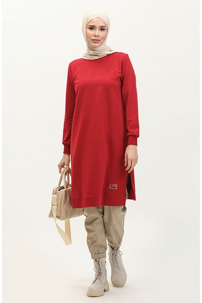 sefamerve Claret Red Αθλητικό τουνίκ με δύο κλωστές - 9104-01