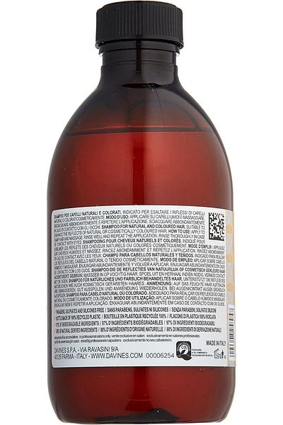 Davines Alchemic - Evan Yeni344 Golden Protective Provitaminb5 Shampoo