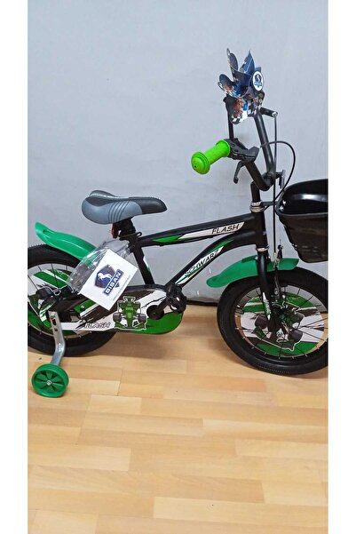 Bisan Bmx 16 Jant Schwarz Flash Siyah Yeşil Spor Çocuk Bisikleti