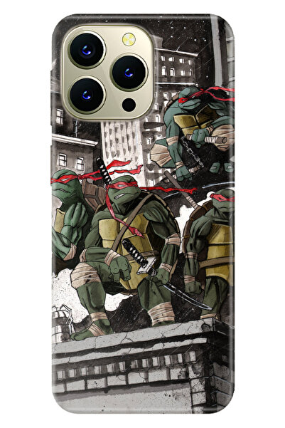 HİKİNG A43 - A48 Kılıf Hıkıng A43-a48 Desenli Baskılı Silikon Ninja Kaplumbağ...