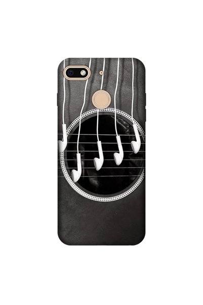 General Mobile Gm 8 Go Case 0.4mm Laser Cut Silicone Cover Guitar