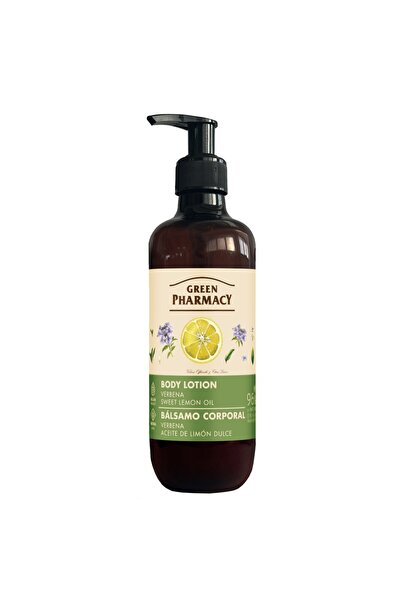 Green Pharmacy لوشن مرطب ومهدئ عضوي بنسبة 96% بزيت الزبرجد والليمون 400 مل