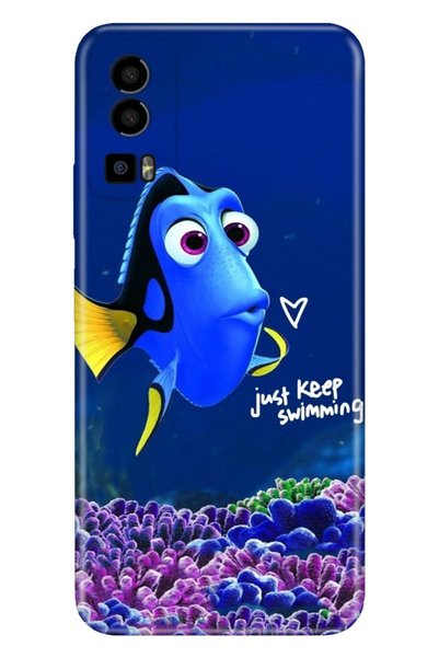 General Mobile Gm 23 - Gm 23 Se Case Silicone Patterned Picture Lost Fish