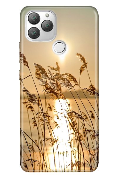 General Mobile Gm 22 Plus Compatible Case 0.4mm Laser Cut Silicone Stock: Sun...