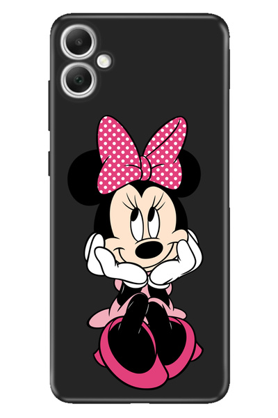 Cekuonline Samsung Galaxy A06 Case A06 Phone Case Printed Minnie Character
