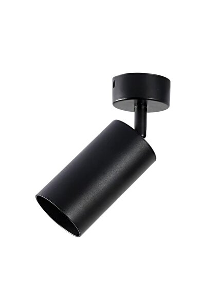 yigitled tekli spot siyah gu10 7w ampul dahil