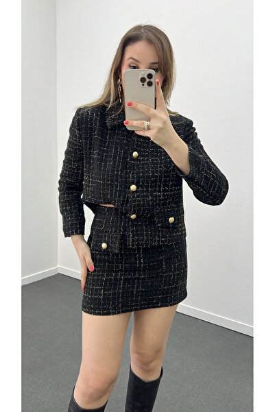 Narferita Set jachetă și fustă Diana Premium din tweed