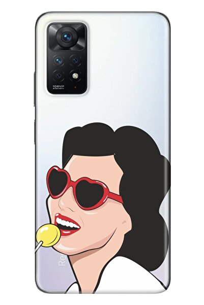 Cekuonline Xiaomi Redmi Note 11 Pro 5g Uyumlu   Kılıf 0.4mm Lazer Kesim Silik...