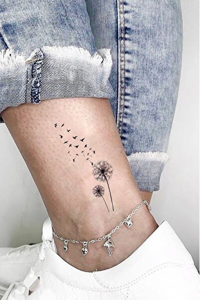 GLANZEND Gerçek Dövme Görünümlü Polen Modelli 3 Boyutlu Tattoo