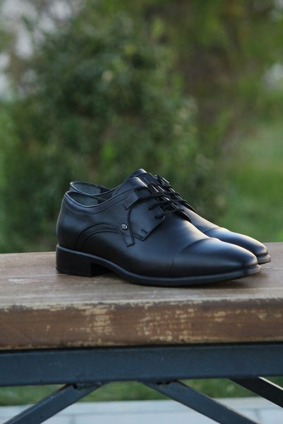 LİCCAS Men's Seasonal Shoes Genuine Leather Rubber Sole Bonded