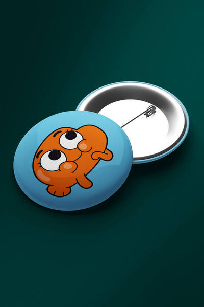 Apptakı İğneli Buton Rozet Boyun Askısı Rozeti Broş Çanta Rozeti GMB - BTR0006