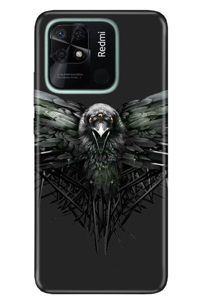Cekuonline Xiaomi Redmi 10C Case Silicone Tioserisi Patterned Picture - Eagle