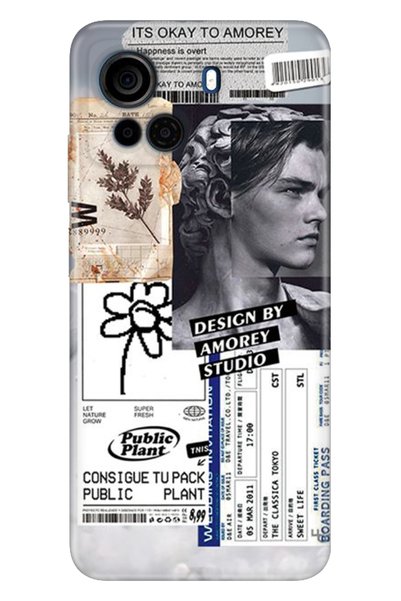 Cekuonline Casper Via F30 Case Camera Protected Silicone Patterned Pictorial ...