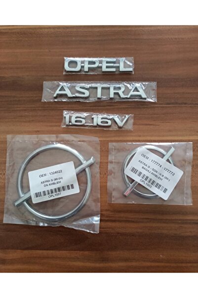 Passenger Car Oto Yedek Parça OPEL ASTRA 1.616V YAZISI ASTRA G ÖN ARMA ARKA A...