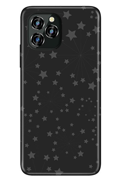 oukitel C21 Pro Kılıf Silikon Desenli Resimli Uv Kapak Yıldızlar