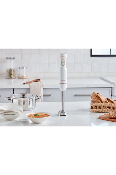 English Home Elb 3001 White-Copper Hand Blender with 4 Blades