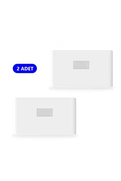RRULTECH 2 Adet Şarjlı Kablosuz Sensörlü Led Aplik Harekete Duyarlı Dekoratif Duvar Lambası Led Mıknatıslı