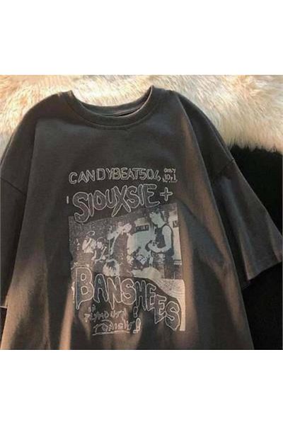 Gofeel Harajuku CandyBeat Printed Oversize Unisex T-shirt