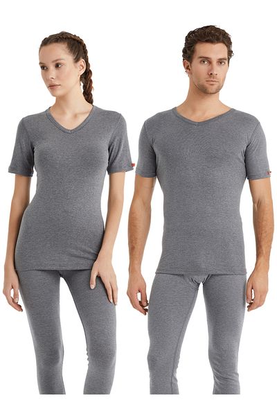 Blackspade Unisex Short Sleeve V-Neck Thermal T-Shirt 2Nd Level